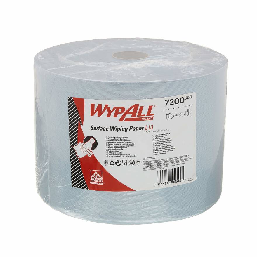 WYPALL L10 SURFACE WIPING PAPER-JUMBO ROLL/ BLUE